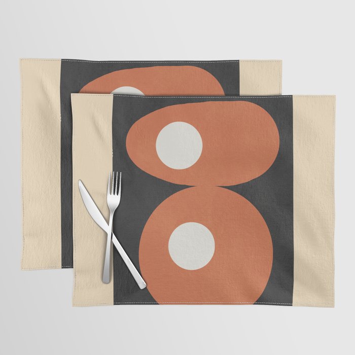 Mid-Century Abstract Balance 09 Placemat Gallery Image 1