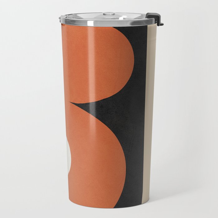 Mid-Century Abstract Balance 09 Travel Mug Gallery Image 2