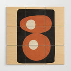 Mid-Century Abstract Balance 09 Wood Wall Art Gallery Image 1