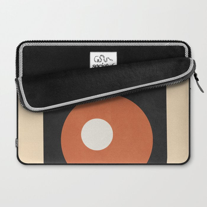 Mid-Century Abstract Balance 09 Laptop Sleeve Gallery Image 2
