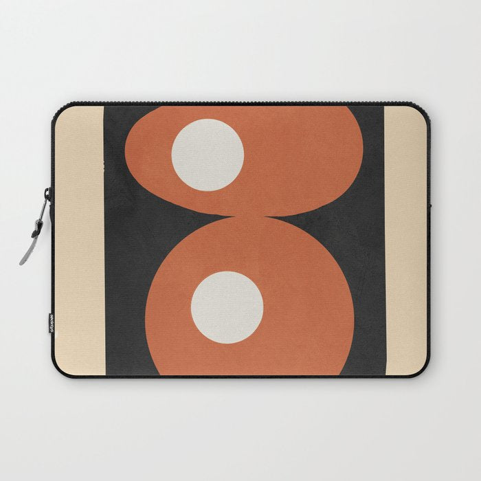 Mid-Century Abstract Balance 09 Laptop Sleeve Gallery Image 1