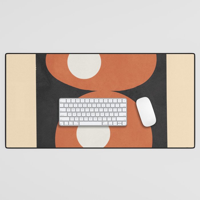 Mid-Century Abstract Balance 09 Desk Mat Gallery Image 1