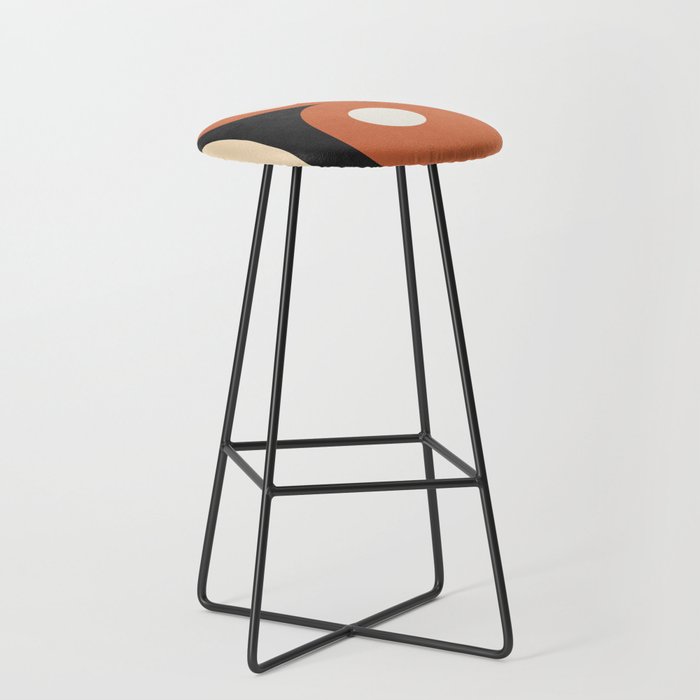 Mid-Century Abstract Balance 09 Stool Gallery Image 1