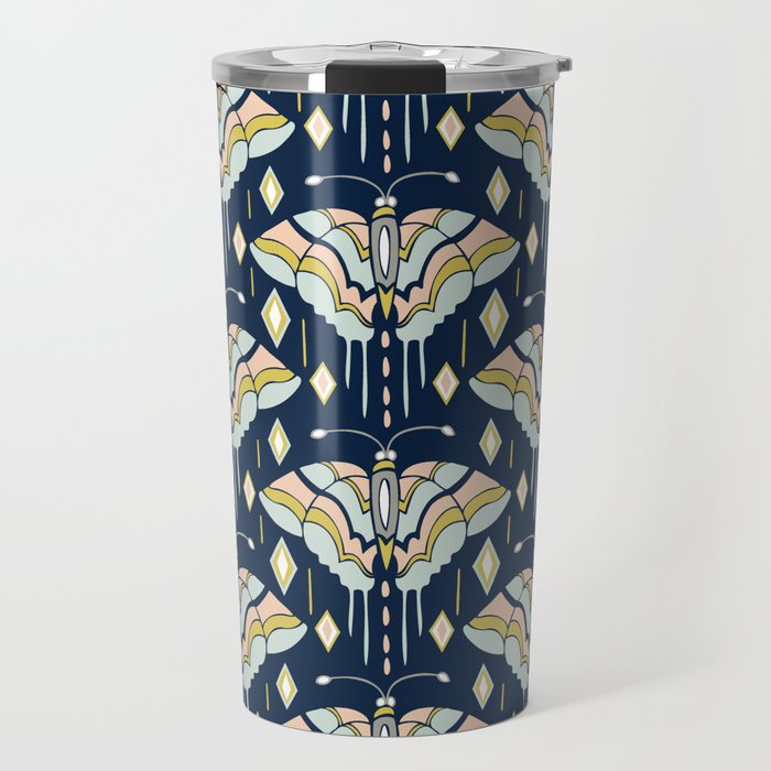 La Maison des Papillons - Midnight Travel Mug Gallery Image 1