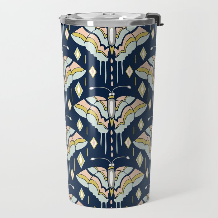 La Maison des Papillons - Midnight Travel Mug Gallery Image 2