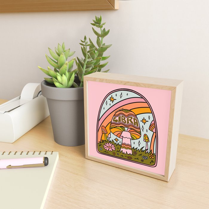 Libra Mushroom Mini Art Print Gallery Image 2