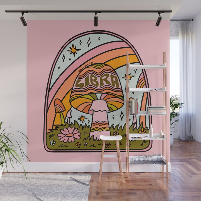 Libra Mushroom Wall Mural Gallery Image 1