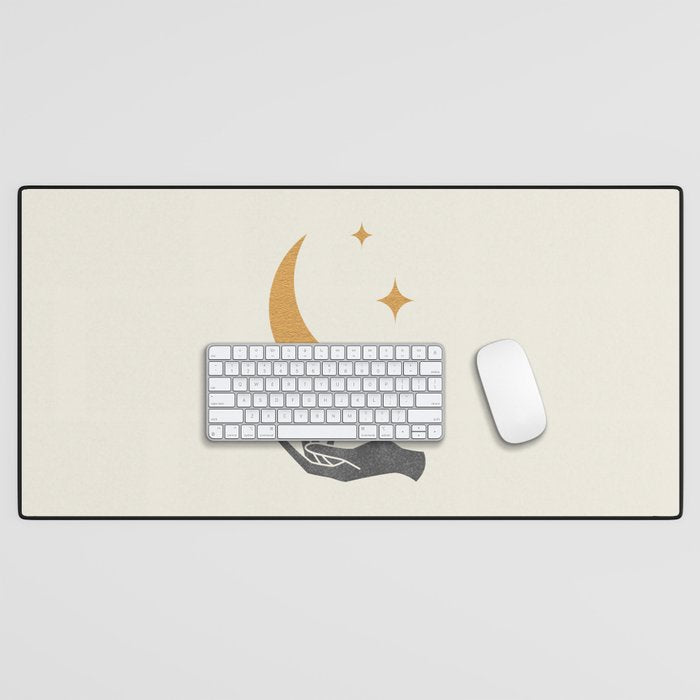 Moonlight Hand Desk Mat Gallery Image 1