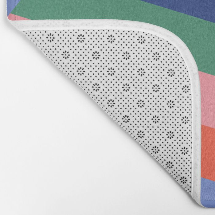 Ribbon Stripes - bold Bath Mat Gallery Image 2