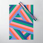 Ribbon Stripes - bold Wrapping Paper Gallery Image 1