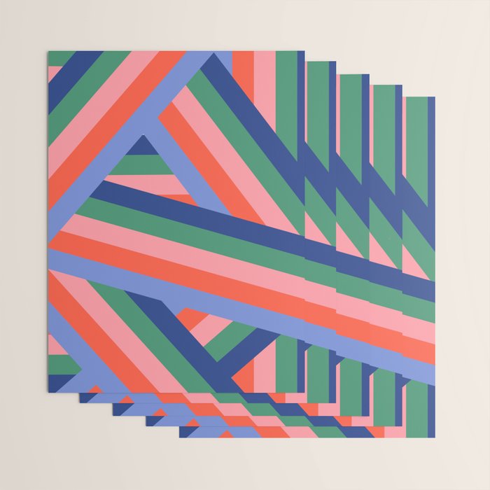 Ribbon Stripes - bold Wrapping Paper Gallery Image 3