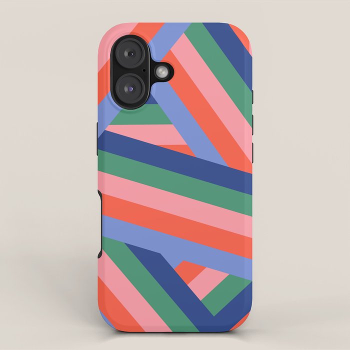 Ribbon Stripes - bold iPhone Case Gallery Image 1