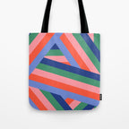 Ribbon Stripes - bold Tote Bag Gallery Image 1