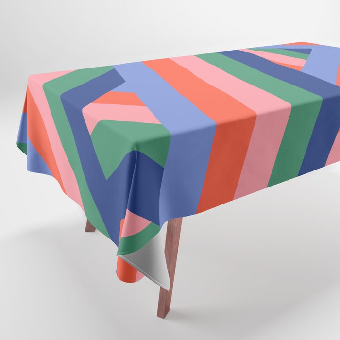Ribbon Stripes - bold Tablecloth Gallery Image 1