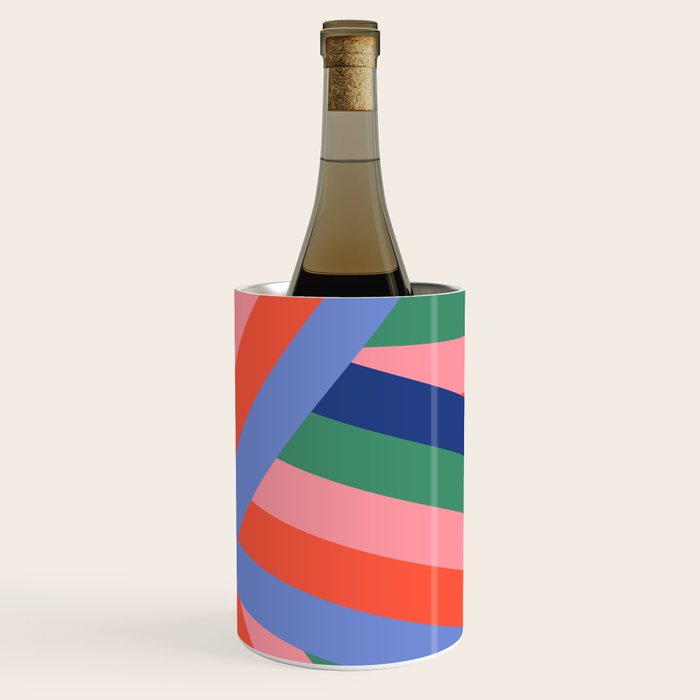 Ribbon Stripes - bold Wine Chiller Gallery Image 2