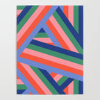 Ribbon Stripes - bold Poster Gallery Image 4
