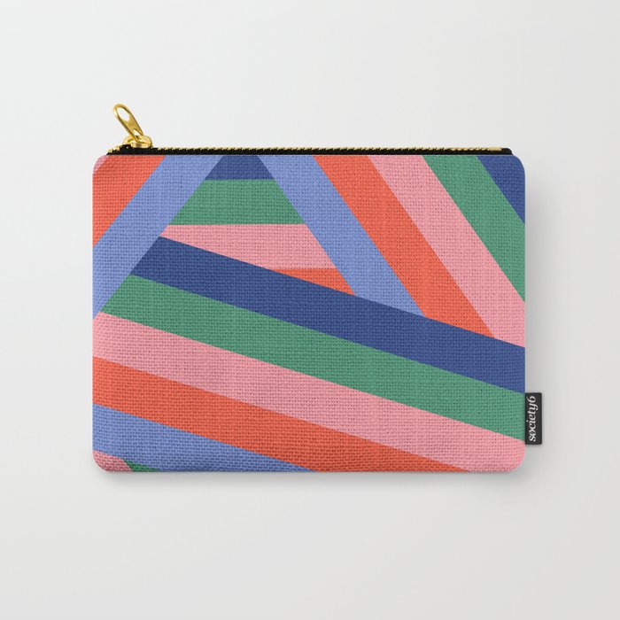 Ribbon Stripes - bold Carry All Pouch Gallery Image 1