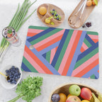 Ribbon Stripes - bold Cutting Board Gallery Image 2