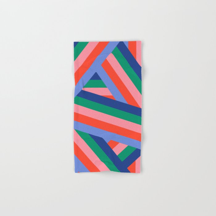 Ribbon Stripes - bold Bath Towel Gallery Image 1