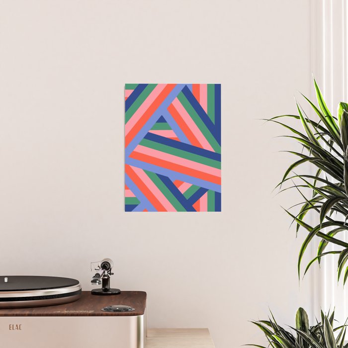 Ribbon Stripes - bold Poster Gallery Image 2