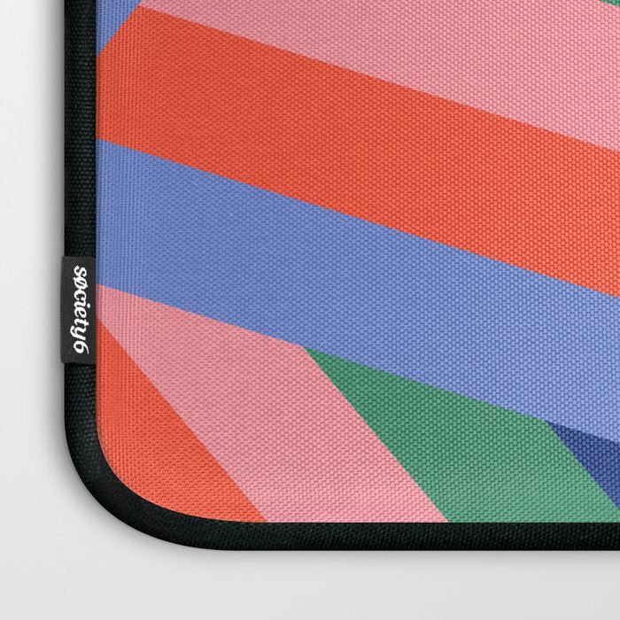 Ribbon Stripes - bold Laptop Sleeve Gallery Image 3