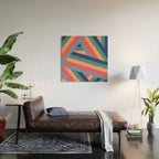 Ribbon Stripes - bold Wood Wall Art Gallery Image 2
