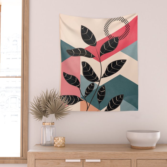 Tropical Geometry 12 Wall Tapestry Gallery Image 2