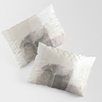 Beige and Brown Minimalist Abstract Painting Pillow Sham Gallery Image 3