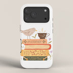 Bird's Book Stack iPhone Case Gallery Image 3