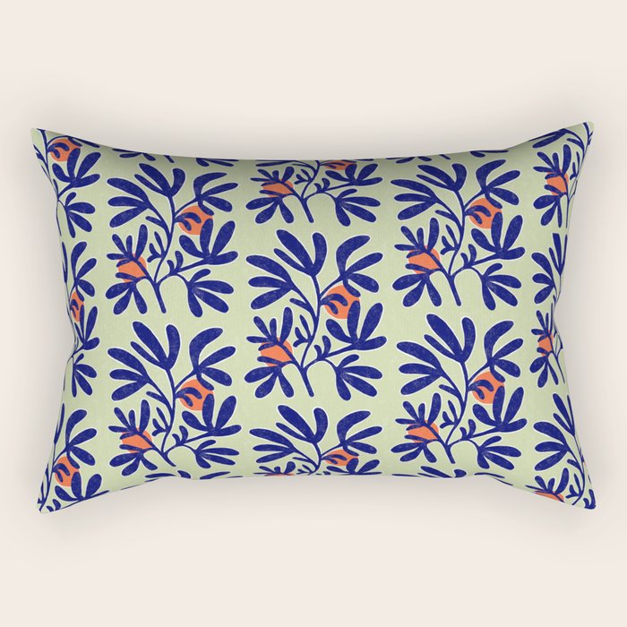Inspiration Matisse leaves Rectangular Pillow Gallery Image 2