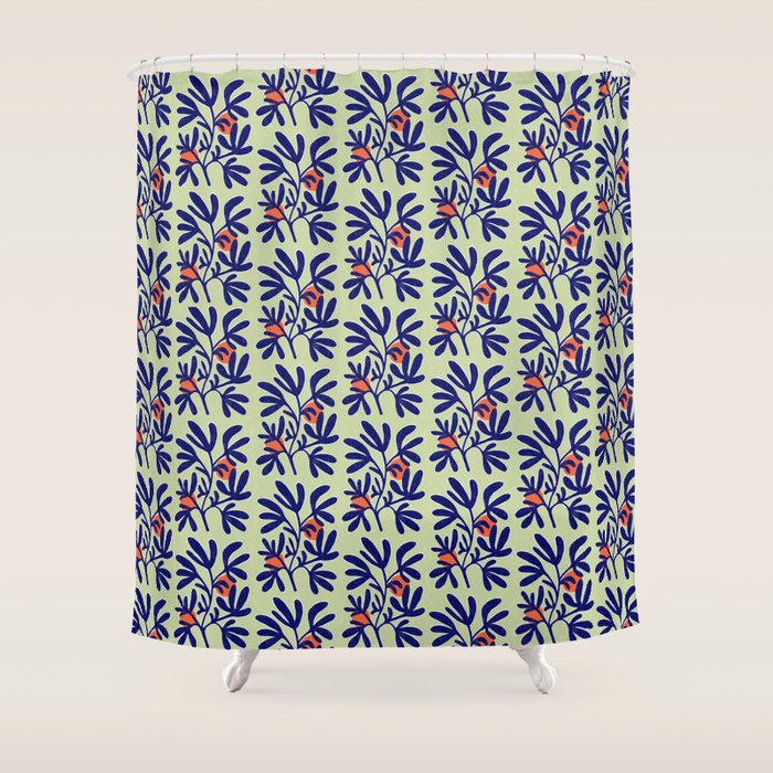 Inspiration Matisse leaves Shower Curtain Gallery Image 1