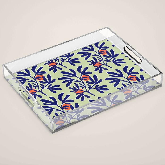 Inspiration Matisse leaves Acrylic Tray Gallery Image 1