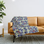 Inspiration Matisse leaves Throw Blanket Gallery Image 1