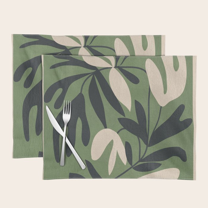 Minimal Abstract Plant Growth Placemat Gallery Image 1