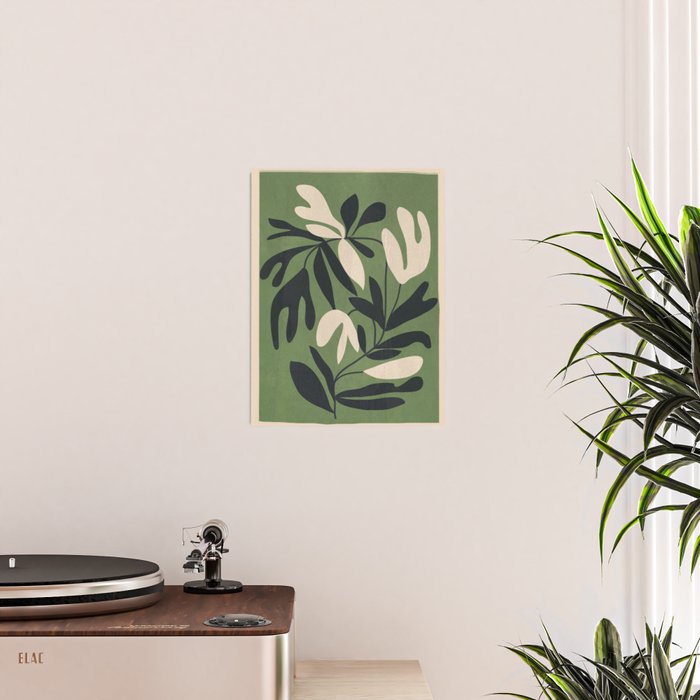 Minimal Abstract Plant Growth Poster Gallery Image 2