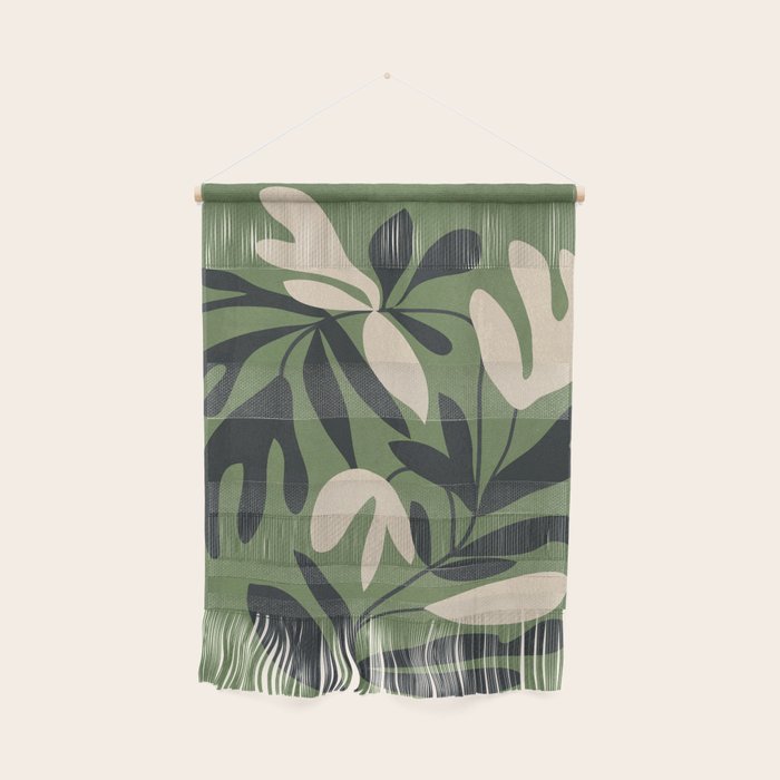 Minimal Abstract Plant Growth Wall Hanging Gallery Image 1