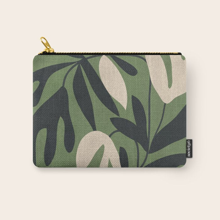 Minimal Abstract Plant Growth Carry All Pouch Gallery Image 1