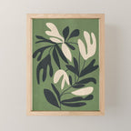 Minimal Abstract Plant Growth Mini Art Print Gallery Image 1
