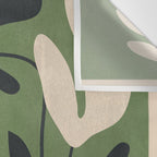 Minimal Abstract Plant Growth Wall Tapestry Gallery Image 3