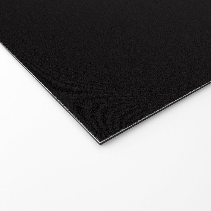 Hello Daisy - White Flower Black Background #decor #society6 #buyart Welcome Mat Gallery Image 2