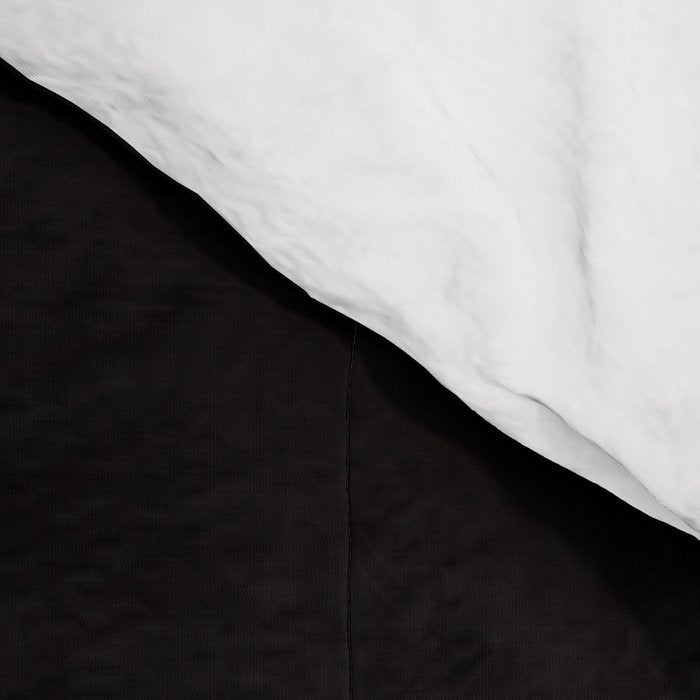 Hello Daisy - White Flower Black Background #decor #society6 #buyart Comforter Gallery Image 4