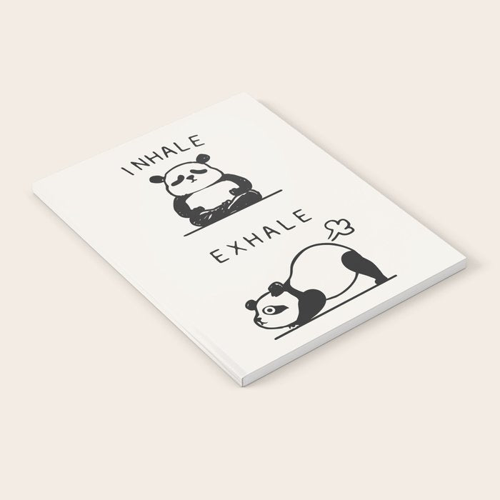 Inhale Exhale Panda Notebook Gallery Image 1