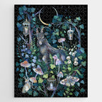 Black Goat Moon Garden Jigsaw Puzzle Gallery Image 1