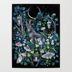 Black Goat Moon Garden Poster Gallery Image 4