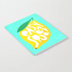 Big Fruit Lemon 'Easy Squeezy' Typographic pun  Notebook Gallery Image 2