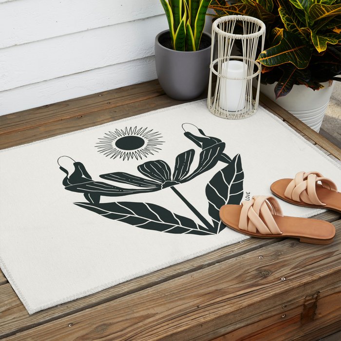Born to Love Outdoor Rug Gallery Image 2