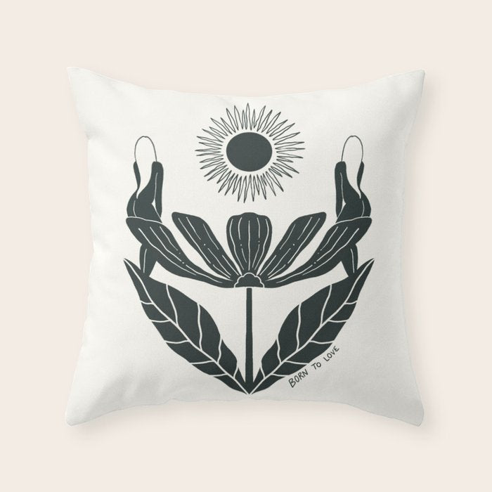 Born to Love Throw Pillow Gallery Image 6
