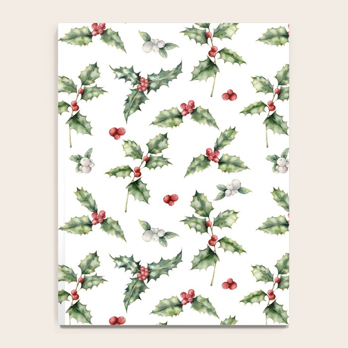 Christmas Holly Notebook Gallery Image 4