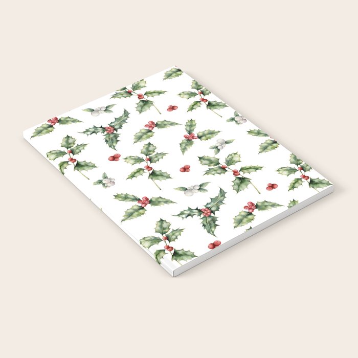 Christmas Holly Notebook Gallery Image 2