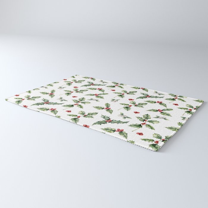 Christmas Holly Rug Gallery Image 3